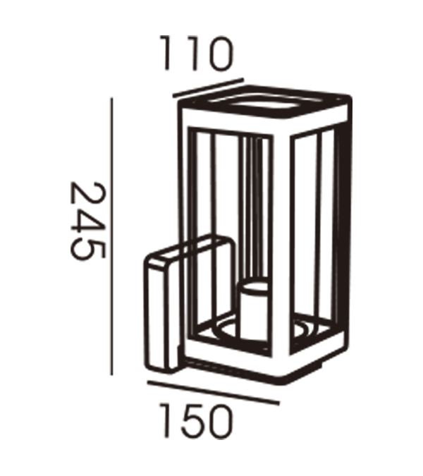 110 Salamin na Cover Upside down Wall Lamp HR60122 110 Salamin na Cover Upside down Wall Lamp HR60122