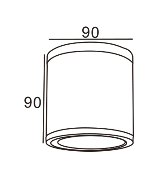 90 Open-Mounted Tube Wall Lamp HR10201 90 Open-Mounted Tube Wall Lamp HR10201