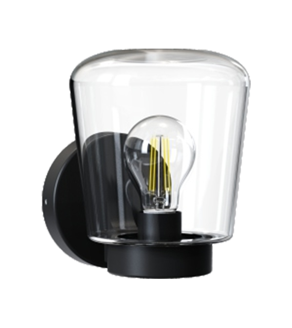 Flat Top Glass Plastic Wall Lamp HR60772 Flat Top Glass Plastic Wall Lamp HR60772