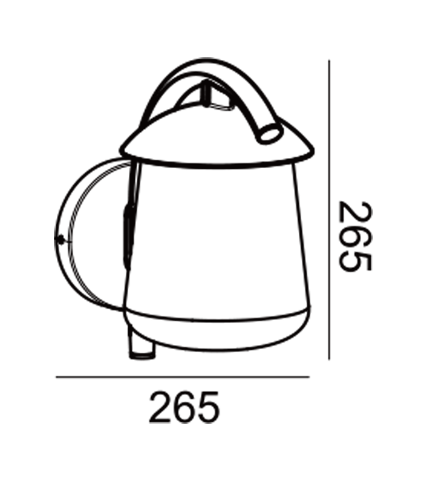 Parrot Bend Flat Top Glass Wall Lamp HR60673 Parrot Bend Flat Top Glass Wall Lamp HR60673