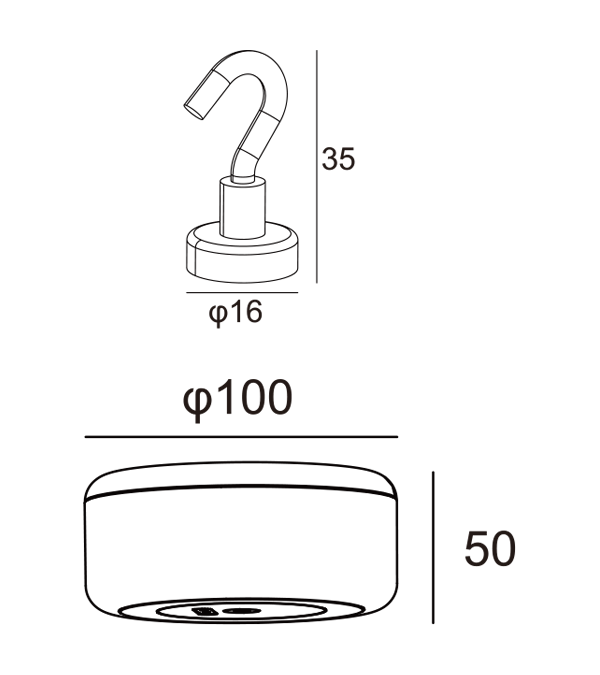 Hook Charging Lamp HR95017 Hook Charging Lamp HR95017