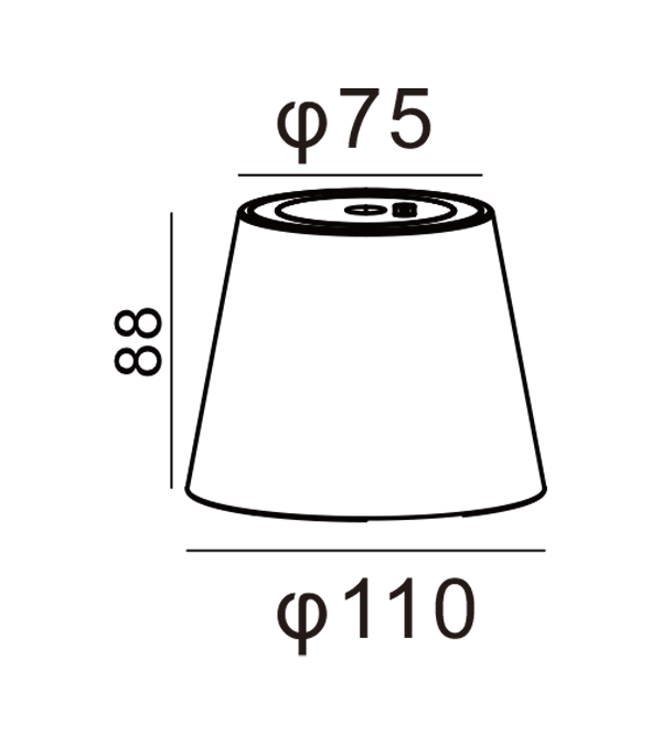 Lampshade Rechargeable Lamp HR95041 Lampshade Rechargeable Lamp HR95041
