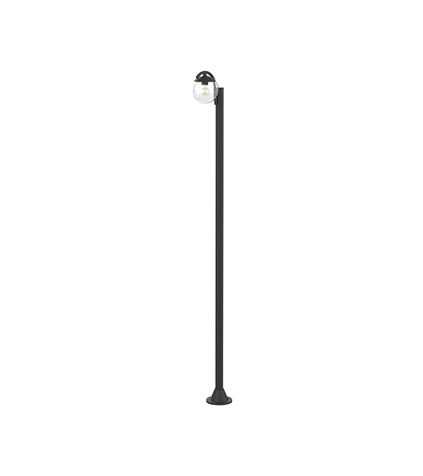 Single Head Round Glass Garden Light HR60692 Single Head Round Glass Garden Light HR60692