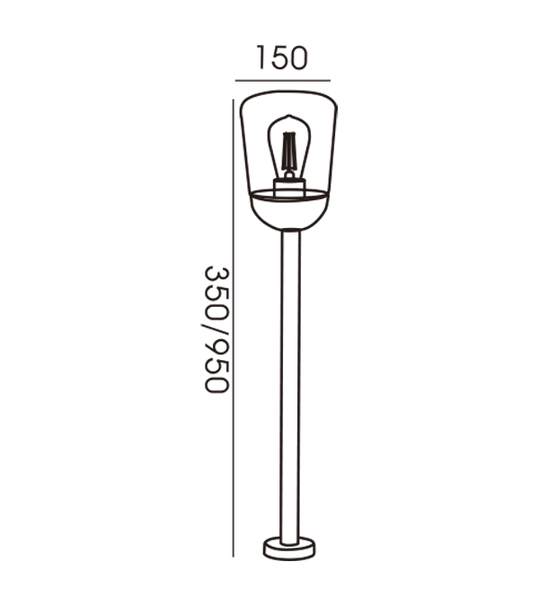950 Flat Glazed Garden Lights HR60112-950 950 Flat Glazed Garden Lights HR60112-950
