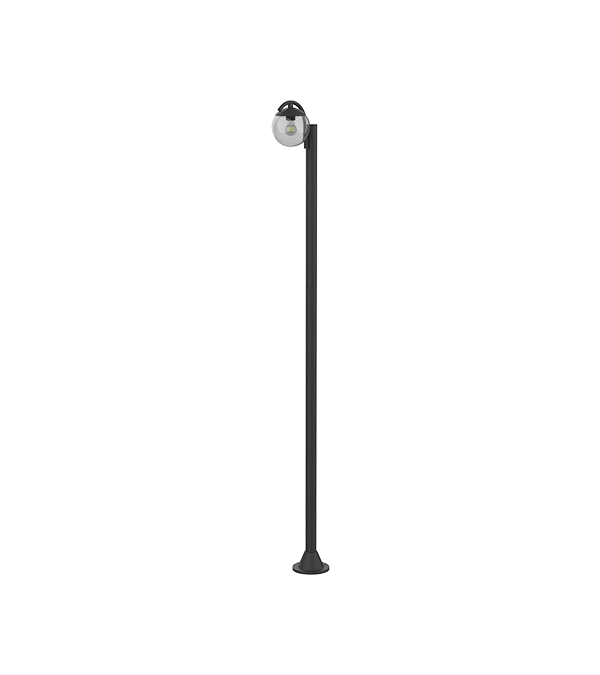 Single Head Round Glass Garden Light HR60692 Single Head Round Glass Garden Light HR60692