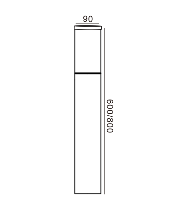 90pc Covered Wall Garden Light HR60101-800 90pc Covered Wall Garden Light HR60101-800