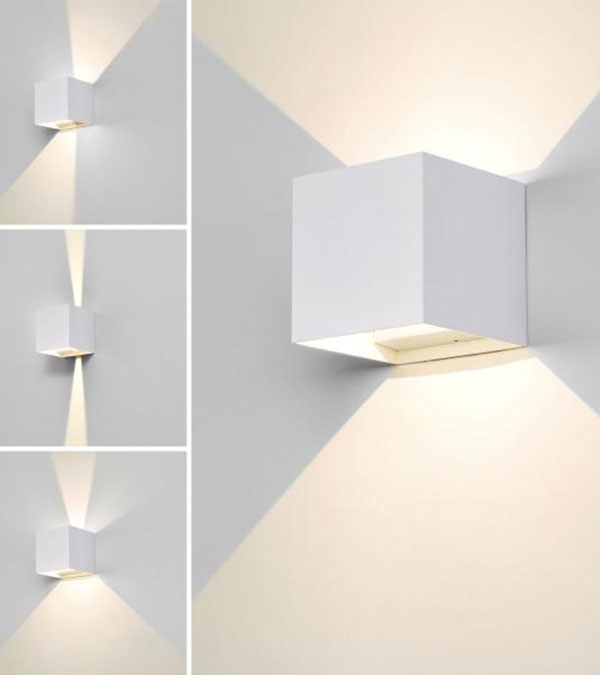100 Square LED Bidirectional Dimming Wall Lamp HR60432-LED 100 Square LED Bidirectional Dimming Wall Lamp HR60432-LED